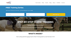 Desktop Screenshot of kandooequine.com